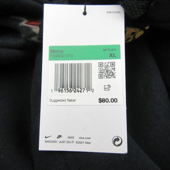 Nike NSW Club 3rd Coast Graphic Basketball Hoodie Men's Size XL NEW - Picture 14 of 15